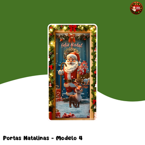 Encanto de Natal - Capas de Portas de 2,10m a 0,84m