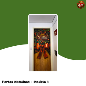 Encanto de Natal - Capas de Portas de 2,10m a 0,84m