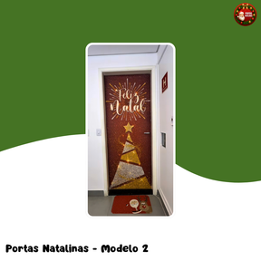 Encanto de Natal - Capas de Portas de 2,10m a 0,84m