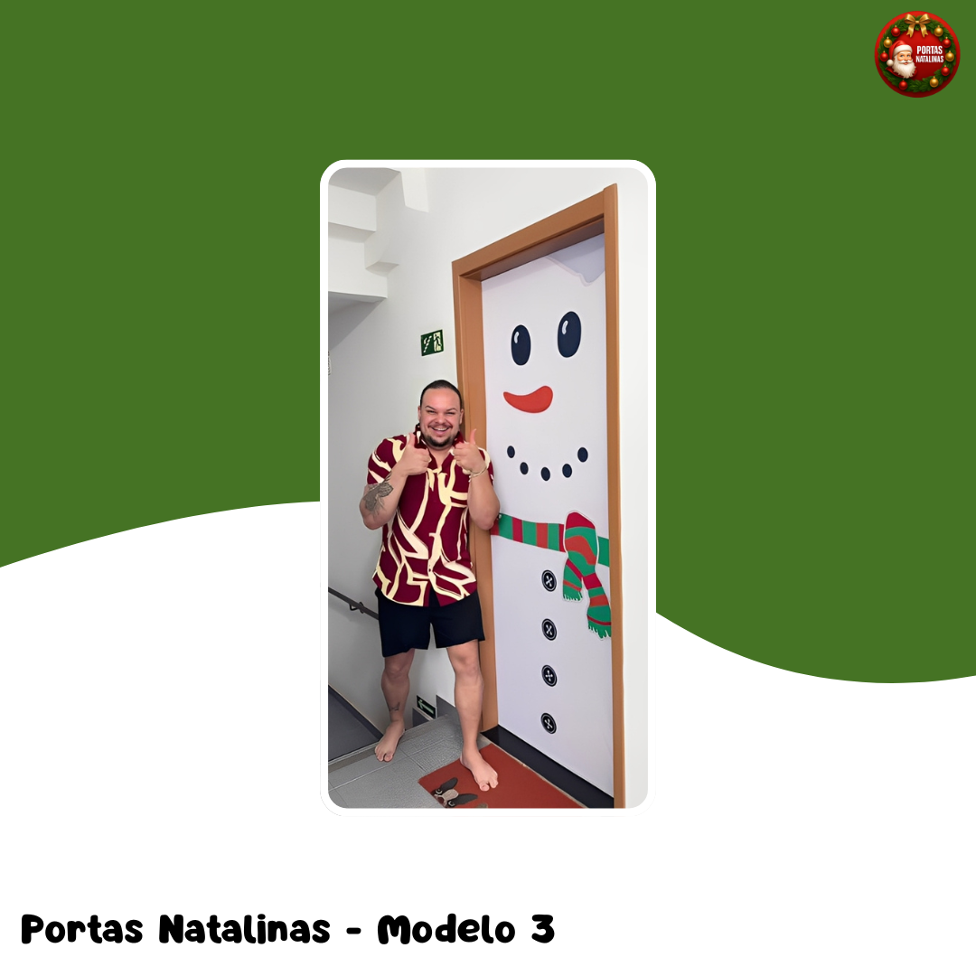 Encanto de Natal - Capas de Portas de 2,10m a 0,84m