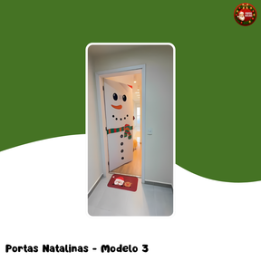 Encanto de Natal - Capas de Portas de 2,10m a 0,84m