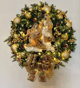 Guirlanda Natalina Família Sagrada - 60CM
